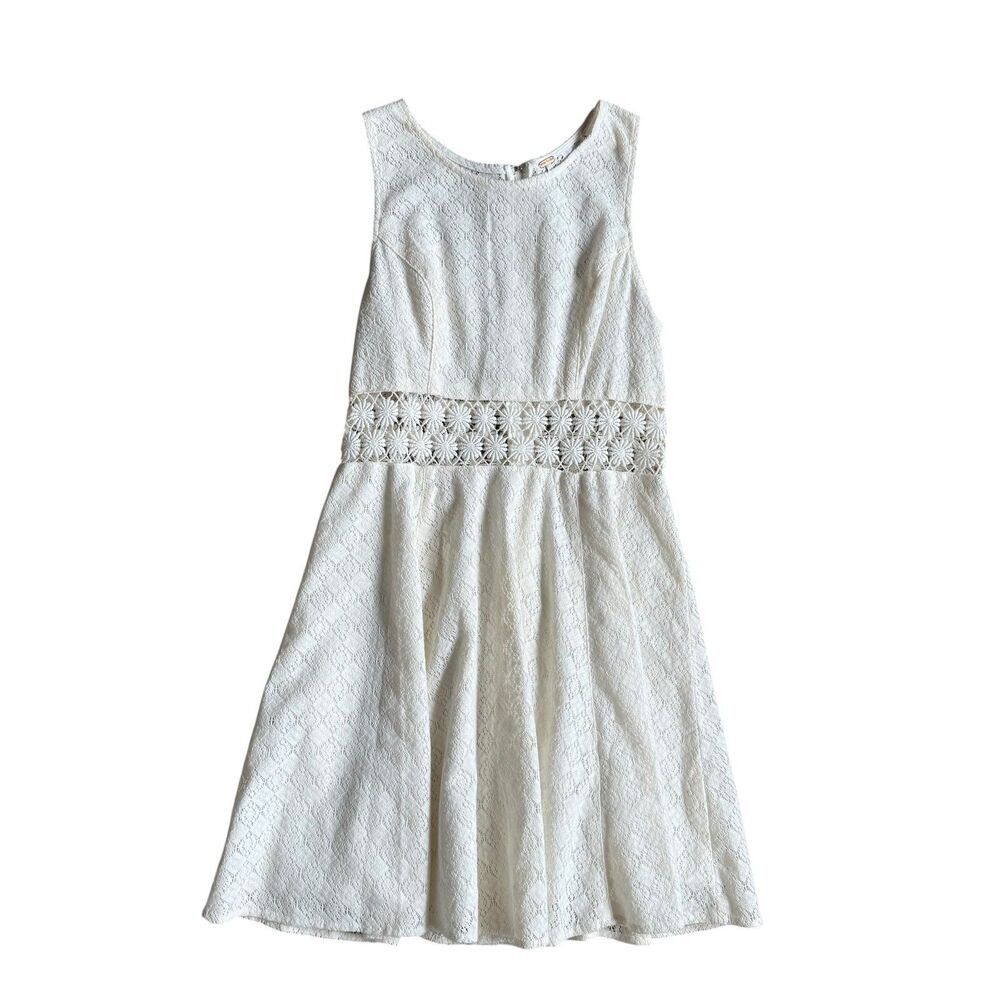 Free People Boho Lace Floral Womens Dress Size 2 EUC Summer Bohemian Cottagecore